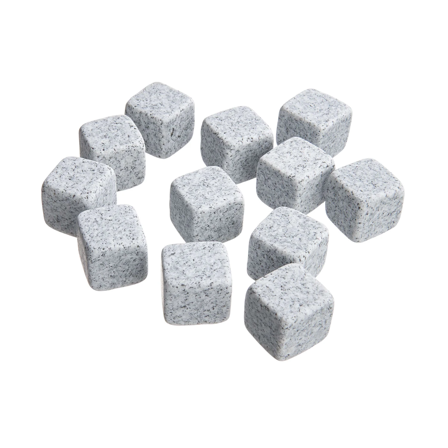 12 Kühlsteine Mit Samtbeutel ON THE ROCKS In Grau 3 12 Kühlsteine Mit Samtbeutel ON THE ROCKS In Grau