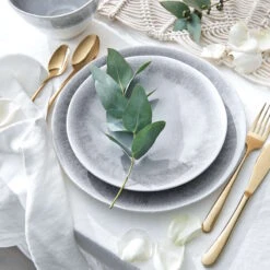 4x Frühstücksteller Ø23cm ATLANTIS In Grau -Home Decoration&Supplies butlers 4x fruhstucksteller o23cm atlantis in grau 9