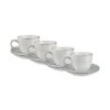 4x Kaffeetasse Mit Untertasse 270ml HENLEY In Hellgrau -Home Decoration&Supplies butlers 4x kaffeetasse mit untertasse 270ml henley in hellgrau