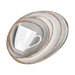 4x Schale 390ml FINCA In Grau -Home Decoration&Supplies butlers 4x schale 390ml finca in grau 4