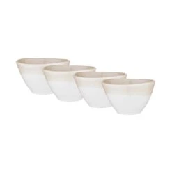 4x Schale 640ml ATLANTIS In Beige
