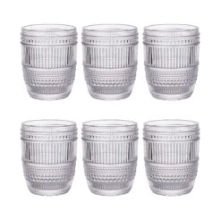 6x Gläser 250ml FIRENZE In Transparent