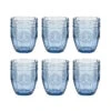 6x Gläser 250ml VICTORIAN In Blau -Home Decoration&Supplies butlers 6x glaser 250ml victorian in blau