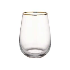 6x Gläser Mit Goldrand 590ml TOUCH OF GOLD In Transparent -Home Decoration&Supplies butlers 6x glaser mit goldrand 590ml touch of gold in transparent 2