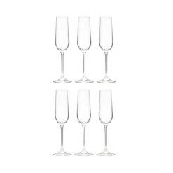 6x Sektgläser 180ml SANTÉ In Transparent