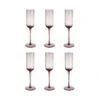 6x Sektgläser 210ml VENICE In Pastelllila -Home Decoration&Supplies butlers 6x sektglaser 210ml venice in pastelllila
