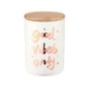 Aufbewahrungsdose Good Vibes 700 Ml QUEEN IT In Gold-Weiß -Home Decoration&Supplies butlers aufbewahrungsdose good vibes 700 ml queen it in gold weiss