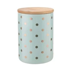 Aufbewahrungsdose Punkte 700 Ml QUEEN IT In Mint-Gold