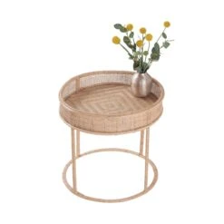Beistelltisch Höhe 39cm BOHO LOUNGE In Natur -Home Decoration&Supplies butlers beistelltisch hohe 39cm boho lounge in natur 5
