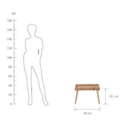 Beistelltisch Rattan BASSE In Natur -Home Decoration&Supplies butlers beistelltisch rattan basse in natur 3