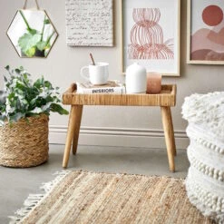 Beistelltisch Rattan BASSE In Natur -Home Decoration&Supplies butlers beistelltisch rattan basse in natur 8