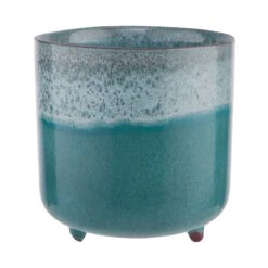 Blumentopf Mit Füßen Ø14cm TIDE In Blau