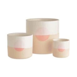 Blumentopf Ø11cm SUNSET In Beige-Pastellorange -Home Decoration&Supplies butlers blumentopf o11cm sunset in beige pastellorange 2