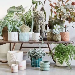 Blumentopf Ø11cm SUNSET In Beige-Pastellorange -Home Decoration&Supplies butlers blumentopf o11cm sunset in beige pastellorange 5