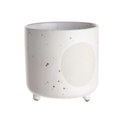 Blumentopf Ø13cm DOT In Creme