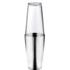 Cocktailshaker Mit Glas 700ml BOSTON SHAKER In Silber