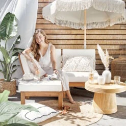 Couchtisch Rattan BOHO LOUNGE In Natur -Home Decoration&Supplies butlers couchtisch rattan boho lounge in natur 6