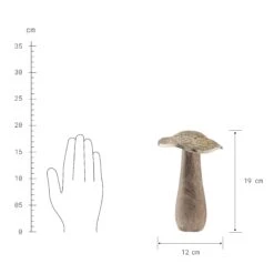 Deko-Pilz Höhe 19cm HARVEST SPLENDOR In Gold 8 Deko-Pilz Höhe 19cm HARVEST SPLENDOR In Gold -Home Decoration&Supplies butlers deko pilz hohe 19cm harvest splendor in gold 2