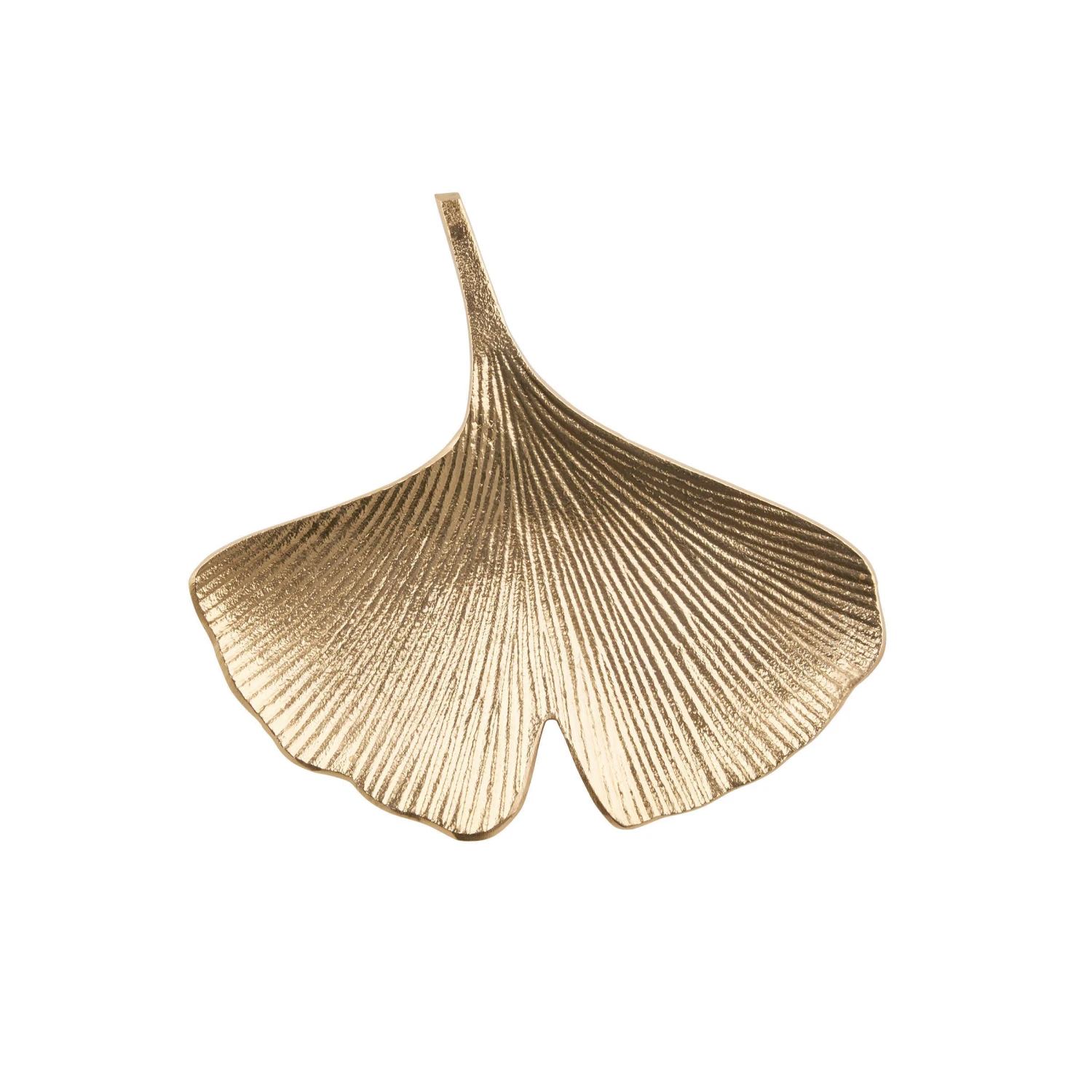 Deko-Schale Ginkgo L 23 X B 22cm GOLDEN NATURE In Gold 4 Deko-Schale Ginkgo L 23 X B 22cm GOLDEN NATURE In Gold – Bild 2