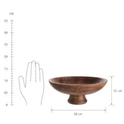 Deko-Schale Mit Fuß Ø30cm MANGO DAYS In Braun 8 Deko-Schale Mit Fuß Ø30cm MANGO DAYS In Braun -Home Decoration&Supplies butlers deko schale mit fuss o30cm mango days in braun 2