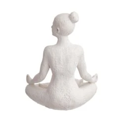 Deko Statue Höhe 24cm LOTUS In Weiß 16 Deko Statue Höhe 24cm LOTUS In Weiß -Home Decoration&Supplies butlers deko statue hohe 24cm lotus in weiss 6