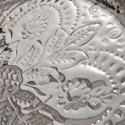 Deko-Teller Floral Ø37cm ORIENTAL LOUNGE In Silber -Home Decoration&Supplies butlers deko teller floral o37cm oriental lounge in silber 2