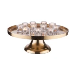 Deko-Teller Mit Fuß Ø50cm BANQUET In Gold -Home Decoration&Supplies butlers deko teller mit fuss o50cm banquet in gold 4