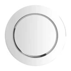 Deko-Teller Ø35cm PIATTO In Silber