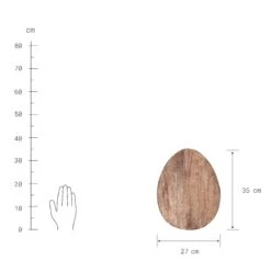 Deko-Teller Organisch L 35 X B 27cm MANGO DAYS In Braun -Home Decoration&Supplies butlers deko teller organisch l 35 x b 27cm mango days in braun 2