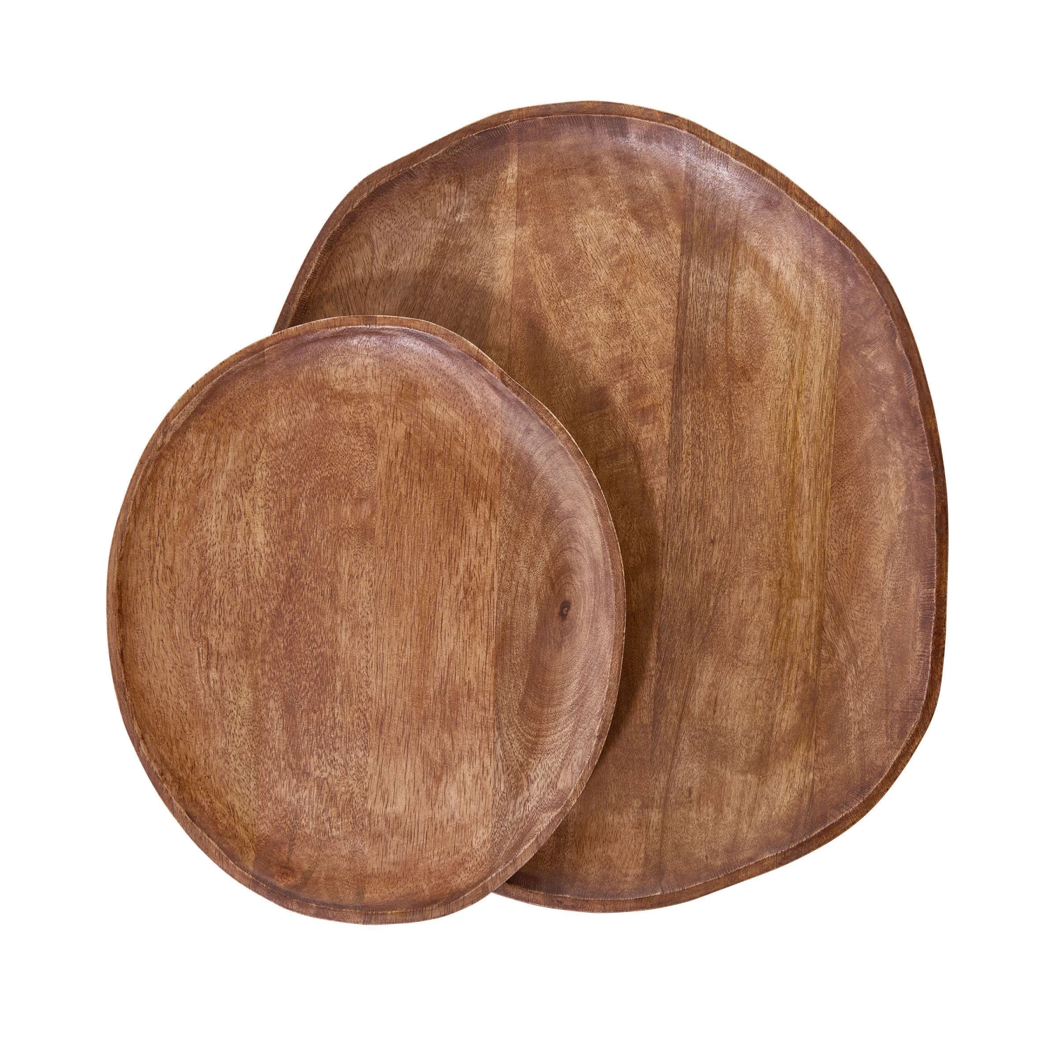 Deko-Teller Organisch Ø40cm MANGO DAYS In Braun 6 Deko-Teller Organisch Ø40cm MANGO DAYS In Braun – Bild 4