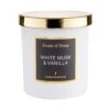 Duftkerze White Musk & Vanilla Mit Sojawachs SCENTS OF HOME In Weiß-Gold -Home Decoration&Supplies butlers duftkerze white musk and vanilla mit sojawachs scents of home in weiss gold