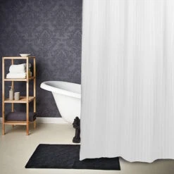 Duschvorhang Streifen WET WET WET In Weiß -Home Decoration&Supplies butlers duschvorhang streifen wet wet wet in weiss 4