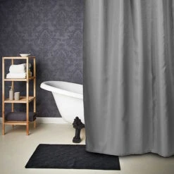 Duschvorhang Waffeloptik WET WET WET In Grau -Home Decoration&Supplies butlers duschvorhang waffeloptik wet wet wet in grau 4