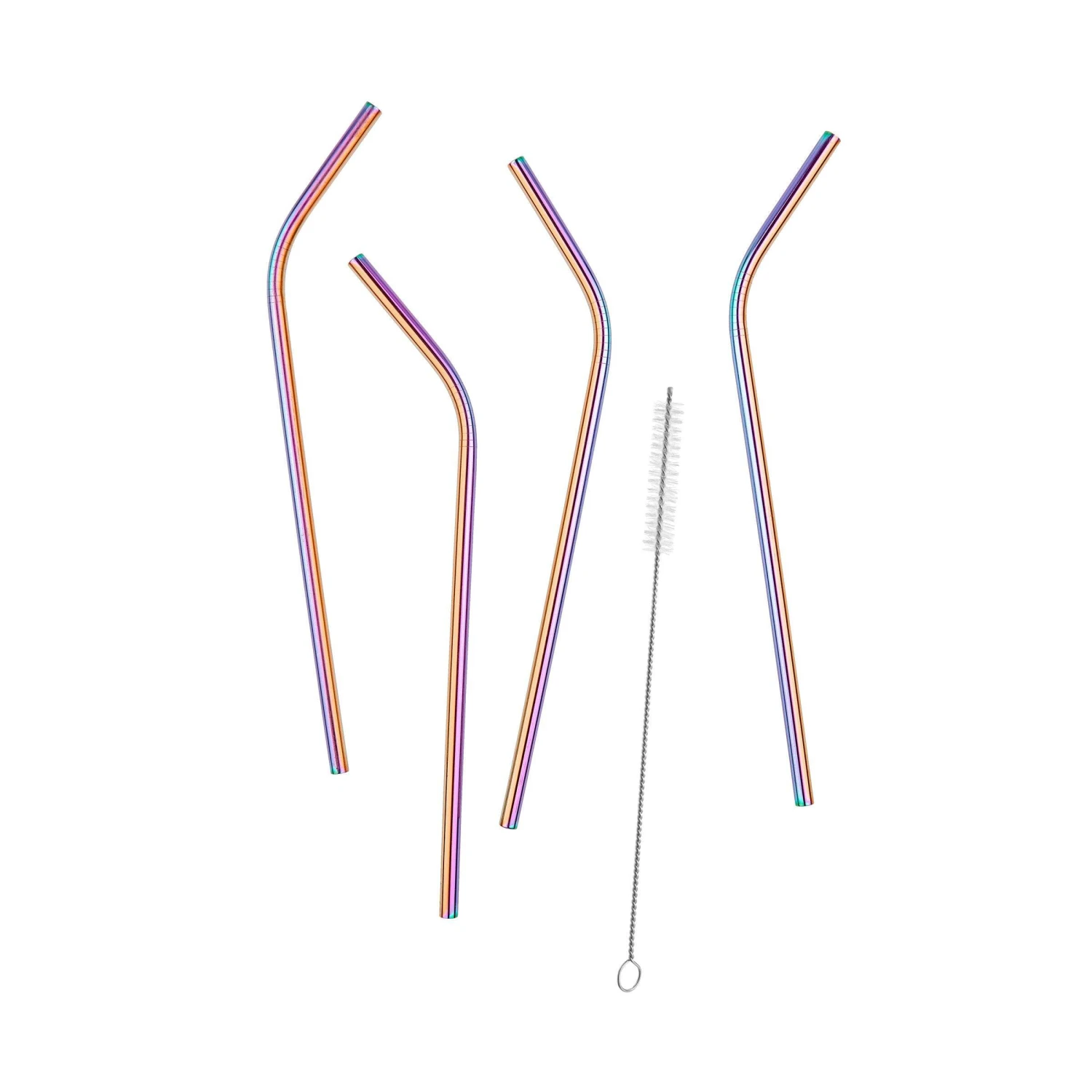 Edelstahltrinkhalme Mit Bürste MANHATTAN LOUNGE In Bunt 3 Edelstahltrinkhalme Mit Bürste MANHATTAN LOUNGE In Bunt