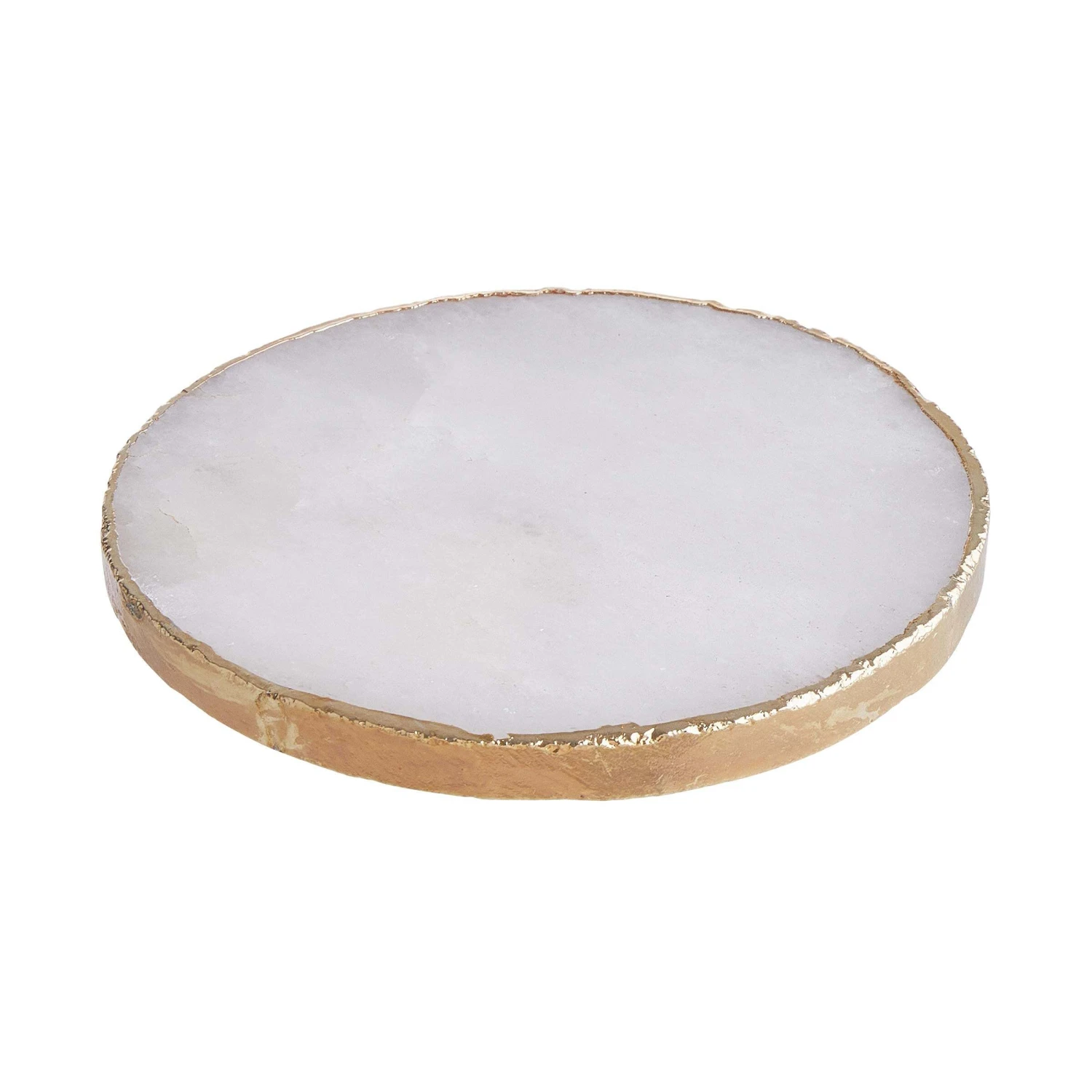 Edelsteinuntersetzer Ø11cm CRYSTAL In Weiß-Gold 3 Edelsteinuntersetzer Ø11cm CRYSTAL In Weiß-Gold