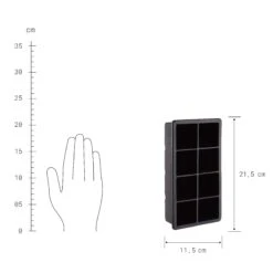 Eiswürfelform Für 8 XXL Eiswürfel COOL DOWN In Schwarz -Home Decoration&Supplies butlers eiswurfelform fur 8 xxl eiswurfel cool down in schwarz 2