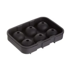 Eiswürfelform XXL 6 Eisbälle COOL DOWN In Schwarz