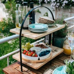 Etagere 2-stufig Höhe 45cm MANGO DAYS In Braun -Home Decoration&Supplies butlers etagere 2 stufig hohe 45cm mango days in braun 6