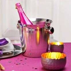 Flaschenkühler CHAMPAGNE In Silber -Home Decoration&Supplies butlers flaschenkuhler champagne in silber 3