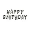 Folienballon "Happy Birthday" UPPER CLASS In Silber -Home Decoration&Supplies butlers folienballon happy birthday upper class in silber