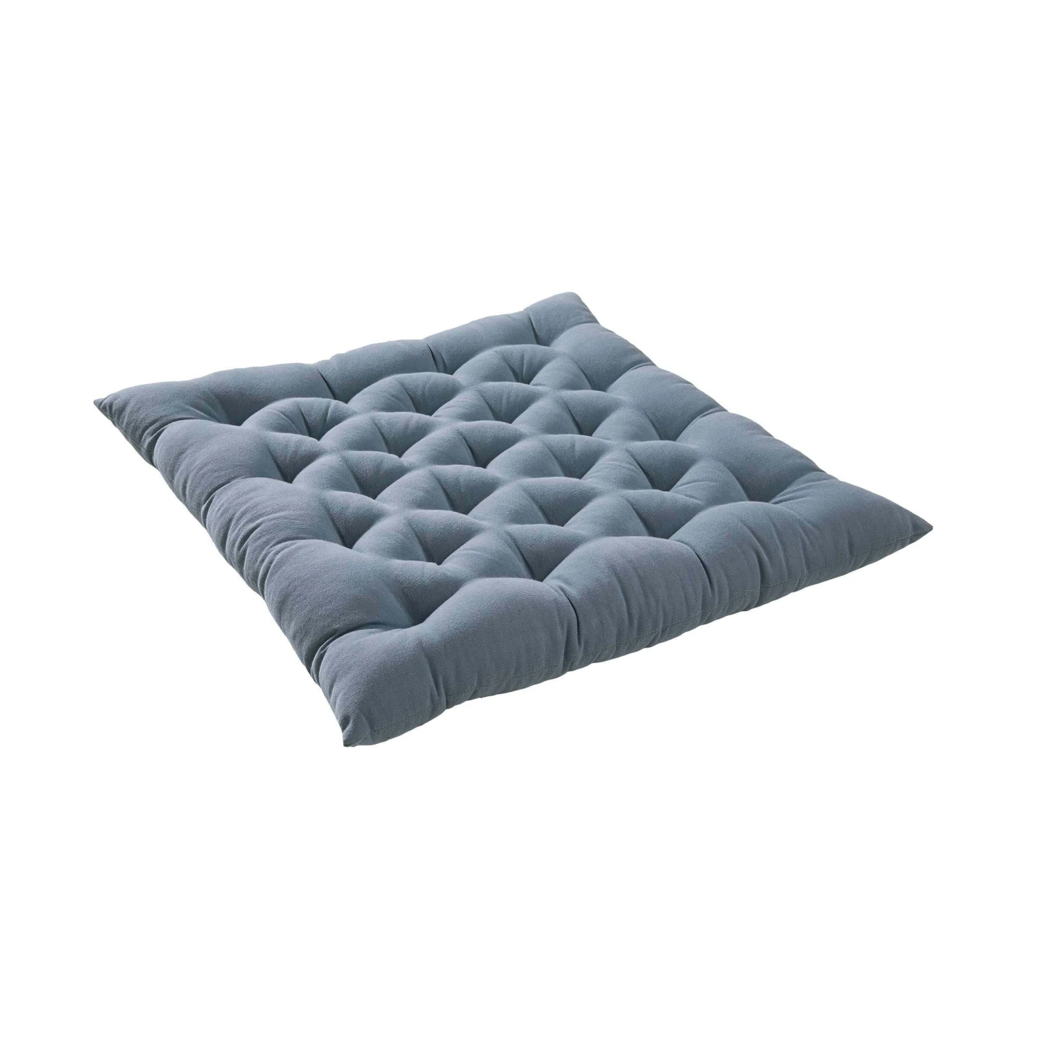 Futonkissen L 42 X B 42cm SOLID In Blau 5 Futonkissen L 42 X B 42cm SOLID In Blau – Bild 3