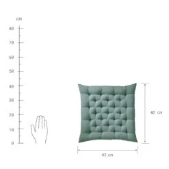 Futonkissen L 42 X B 42cm SOLID In Salbei -Home Decoration&Supplies butlers futonkissen l 42 x b 42cm solid in salbei 3