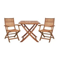 Gartenmöbel-Set 3-tlg. SOMERSET In Braun