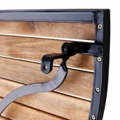 Gartentisch Halbrund PARKLIFE In Schwarz-Natur -Home Decoration&Supplies butlers gartentisch halbrund parklife in schwarz natur 7