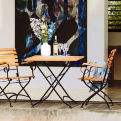 Gartentisch Klappbar PARKLIFE In Schwarz-Natur -Home Decoration&Supplies butlers gartentisch klappbar parklife in schwarz natur 7