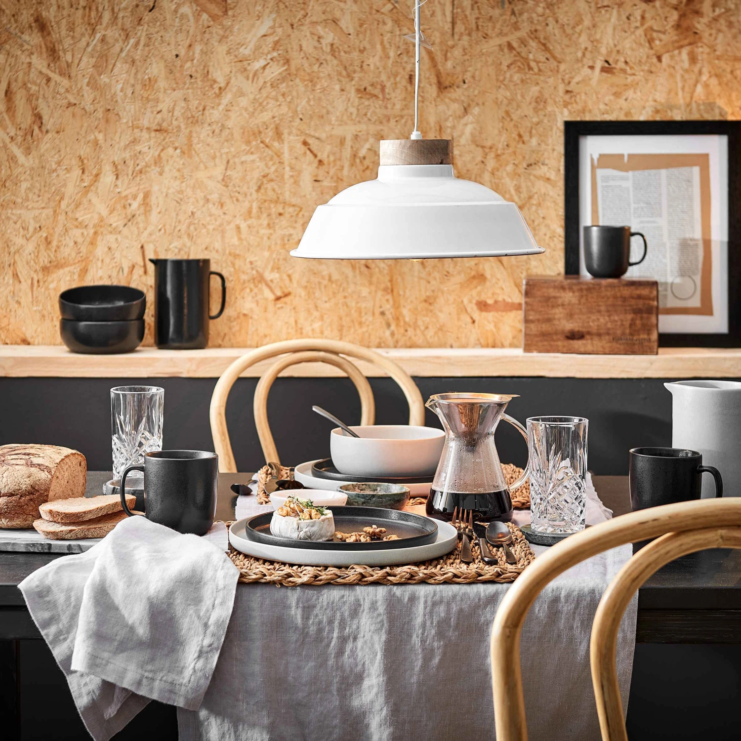 Geschirr-Set 16-tlg. CASA NOVA In Schwarz 4 Geschirr-Set 16-tlg. CASA NOVA In Schwarz – Bild 2