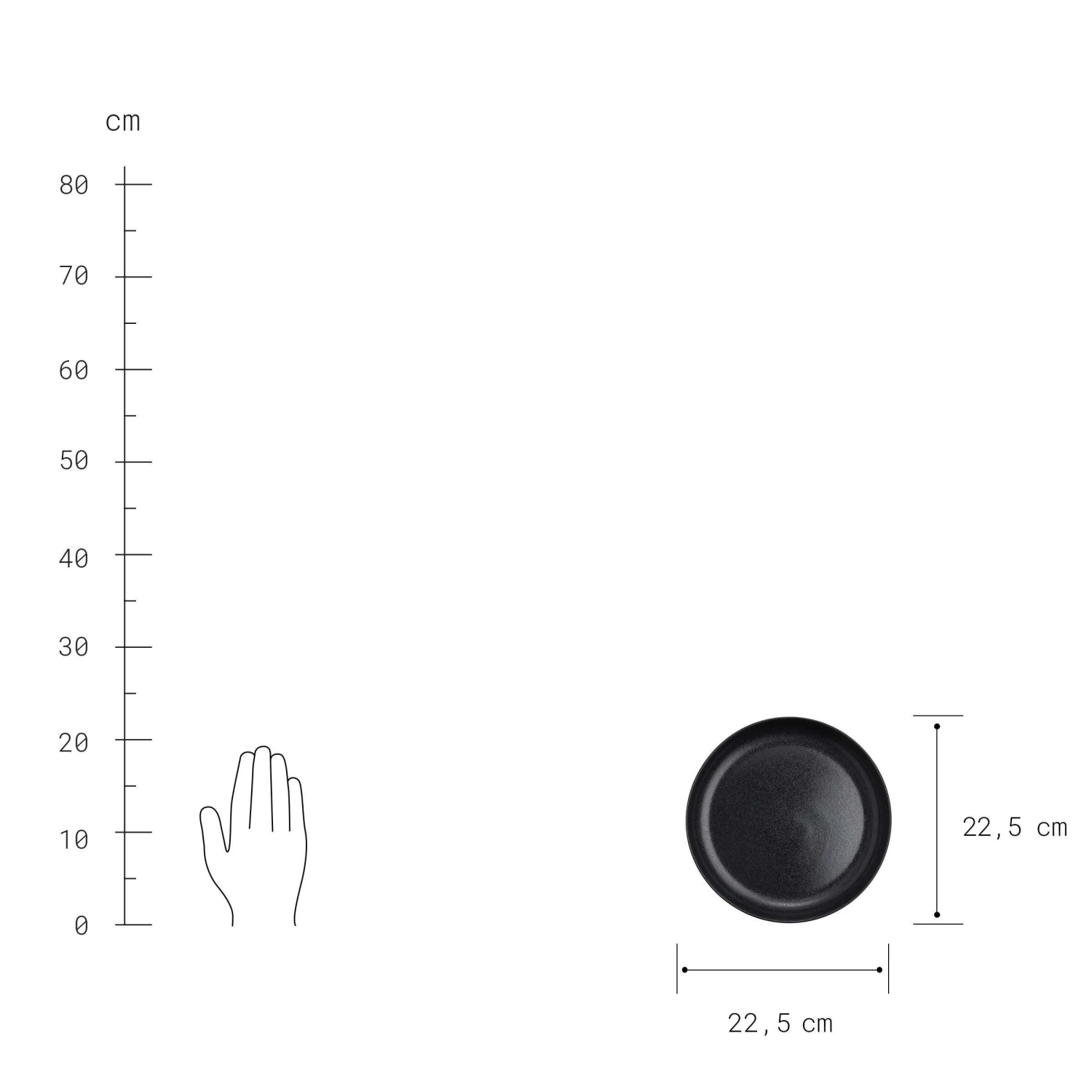 Geschirr-Set 16-tlg. CASA NOVA In Schwarz 16 Geschirr-Set 16-tlg. CASA NOVA In Schwarz – Bild 14