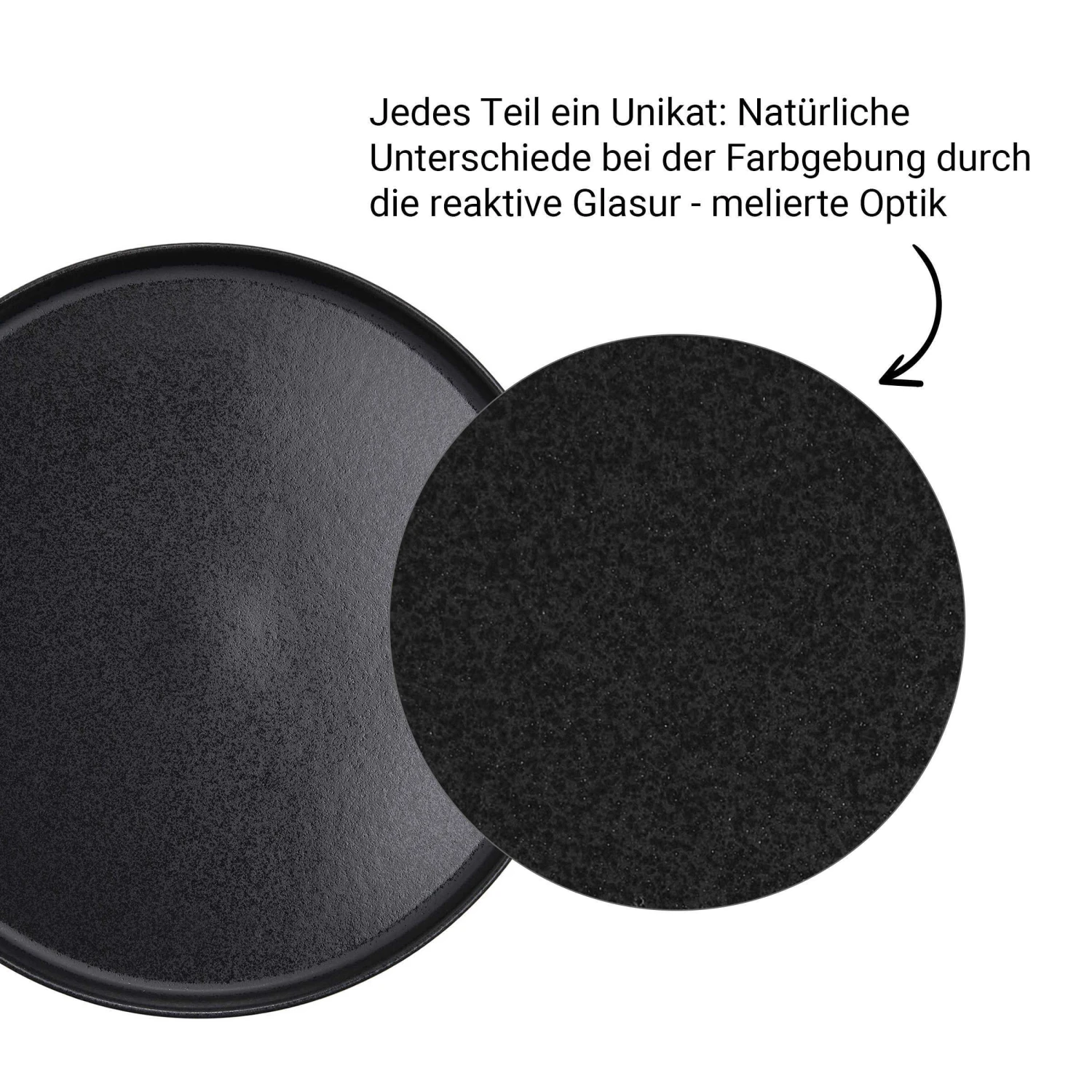 Geschirr-Set 16-tlg. CASA NOVA In Schwarz 6 Geschirr-Set 16-tlg. CASA NOVA In Schwarz – Bild 4