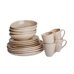 Geschirr-Set 16-tlg. FINCA In Beige