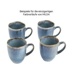 Geschirr-Set 16-tlg. HILDA In Dunkelblau -Home Decoration&Supplies butlers geschirr set 16 tlg hilda in dunkelblau 17